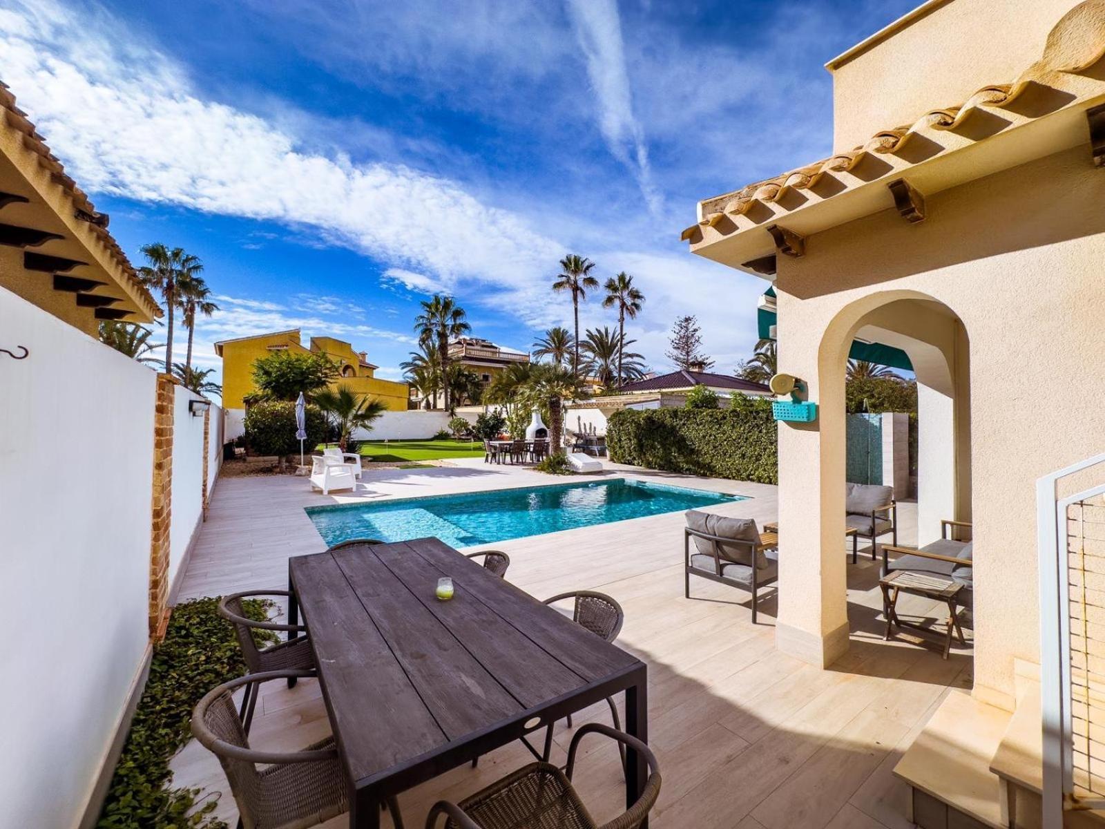 Beach Villa Playa Flamenca Orihuela Luaran gambar